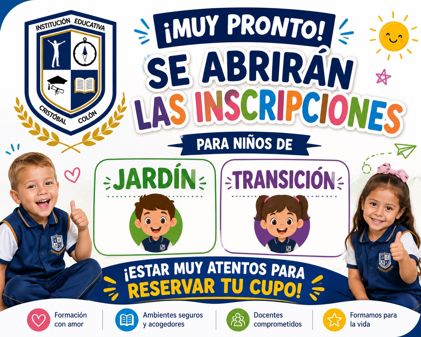 Inscripciones Jardín y Transición Vigencia 2027
